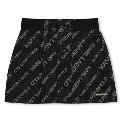 Falda corta y acampanada KARL LARGERFELD KIDS NI&Ntilde;A