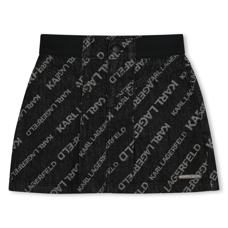 Falda corta y acampanada KARL LARGERFELD KIDS 
                        NI&Ntilde;A