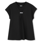 Camiseta holgada de algod&oacute;n DKNY 
                    NI&Ntilde;A