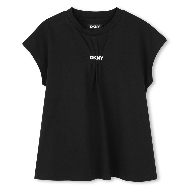Camiseta holgada de algod&oacute;n DKNY 
                        NI&Ntilde;A