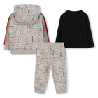 Conjunto de tres piezas KARL LAGERFELD KIDS 
                    NI&Ntilde;O