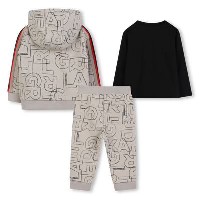Conjunto de tres piezas KARL LAGERFELD KIDS NI&Ntilde;O