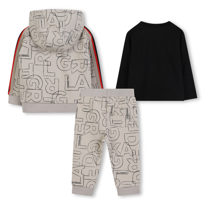 Conjunto de tres piezas KARL LAGERFELD KIDS 
                        NI&Ntilde;O