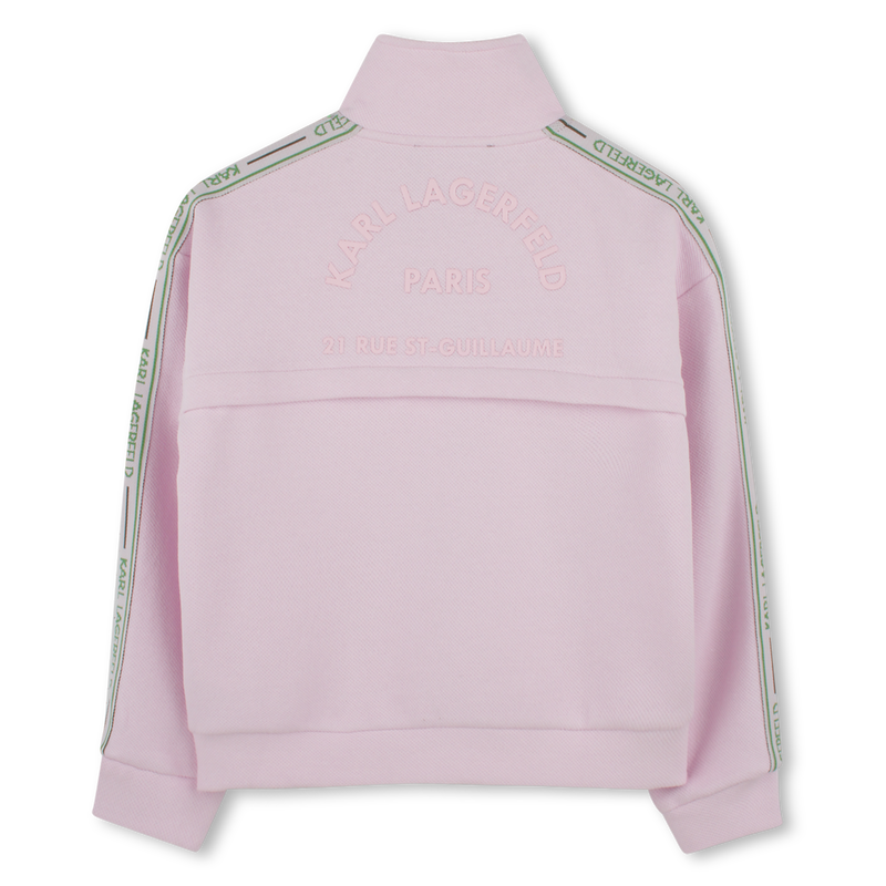 Sudadera con el bajo el&aacute;stico KARL LAGERFELD KIDS 
                        NI&Ntilde;A