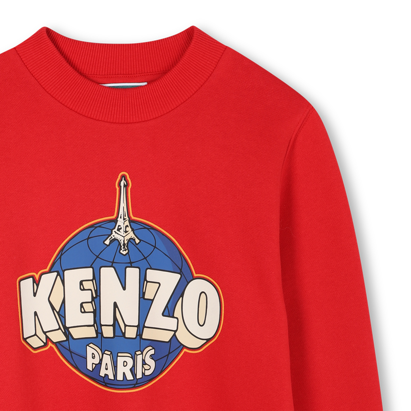 Sudadera de forro polar sin cepillar KENZO KIDS 
                        NI&Ntilde;O