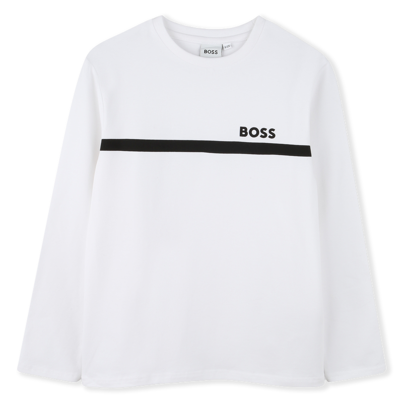 CAMISETA DE MANGA LARGA BOSS 
                        NI&Ntilde;O
