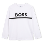 Camiseta de manga larga, BLANCO, hi-res