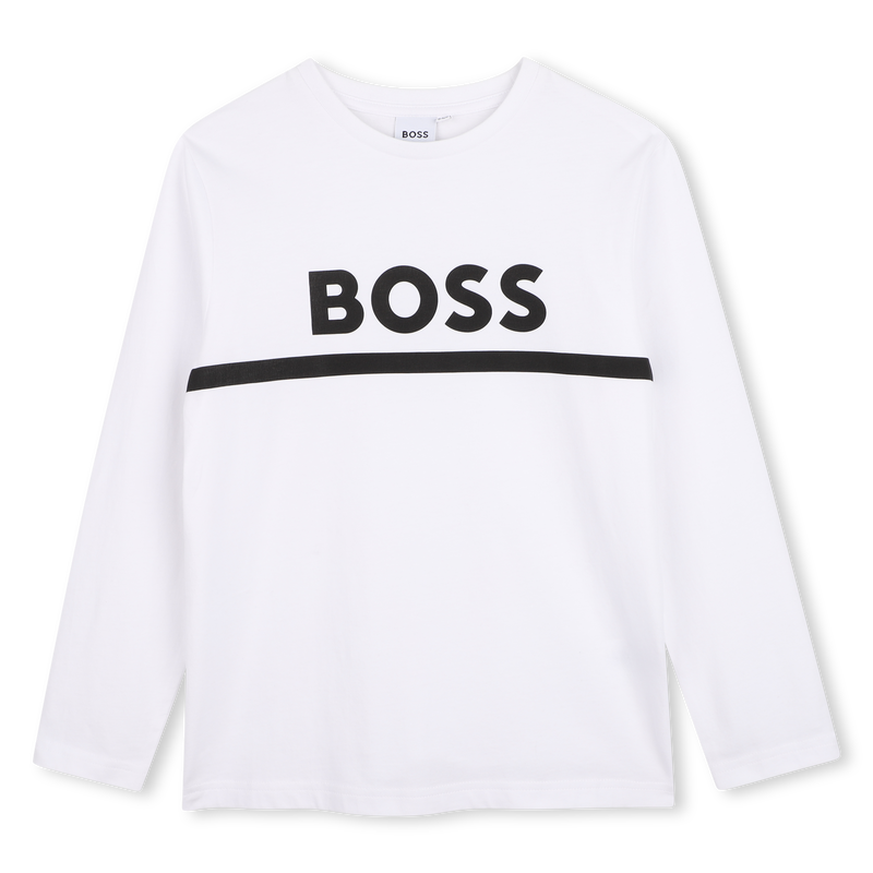 CAMISETA DE MANGA LARGA BOSS 
                        NI&Ntilde;O