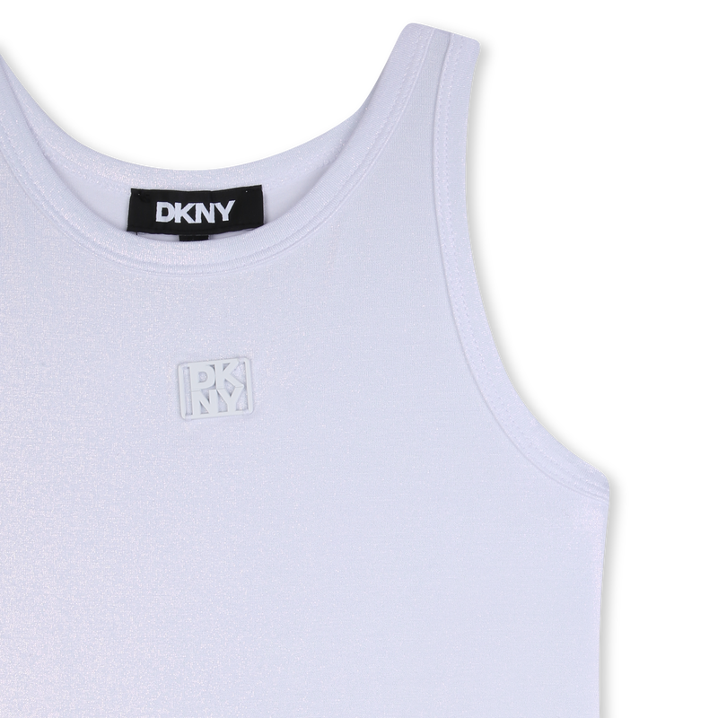 VESTIDO DE TIRANTES DKNY 
                        NI&Ntilde;A