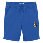 Bermudas de algod&oacute;n con parche KENZO KIDS 
                    NI&Ntilde;O