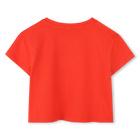 Camiseta corta de algod&oacute;n MICHAEL KORS 
                    NI&Ntilde;A