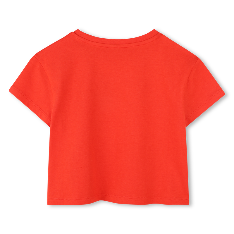Camiseta corta de algod&oacute;n MICHAEL KORS 
                        NI&Ntilde;A