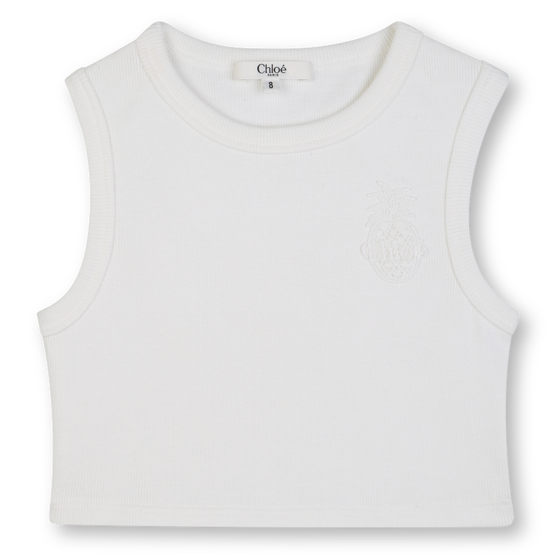 CAMISETA CORTA CHLOE 
                        NI&Ntilde;A