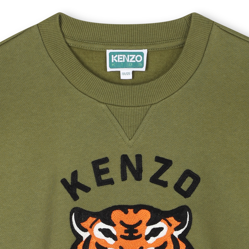 Sudadera de forro polar sin cepillar KENZO KIDS 
                        NI&Ntilde;O