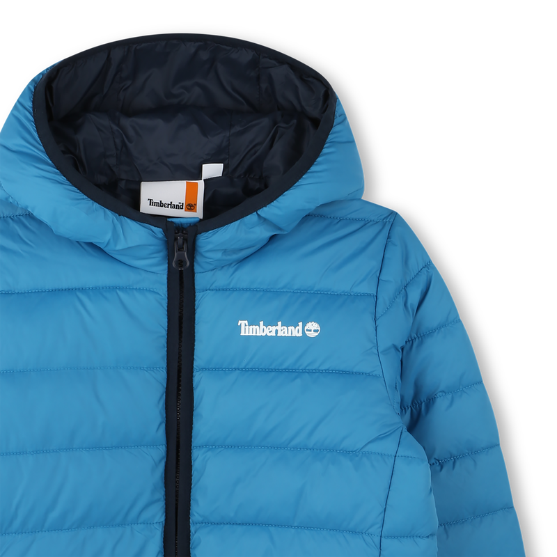 CHAQUETA DE PLUMAS CON LOGOTIPO TIMBERLAND 
                        NI&Ntilde;O