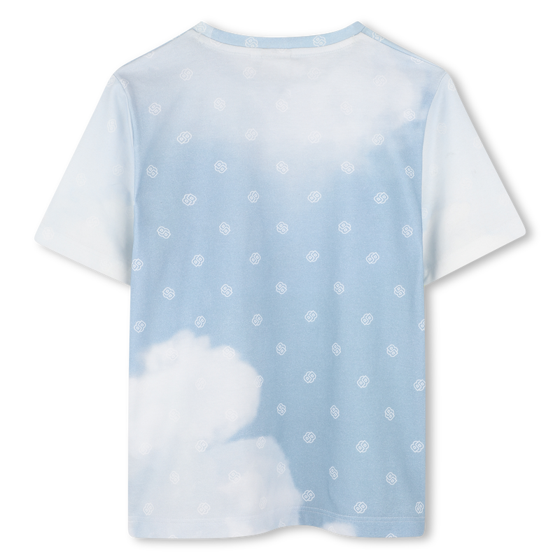 Camiseta de algod&oacute;n estampada BOSS 
                        NI&Ntilde;O