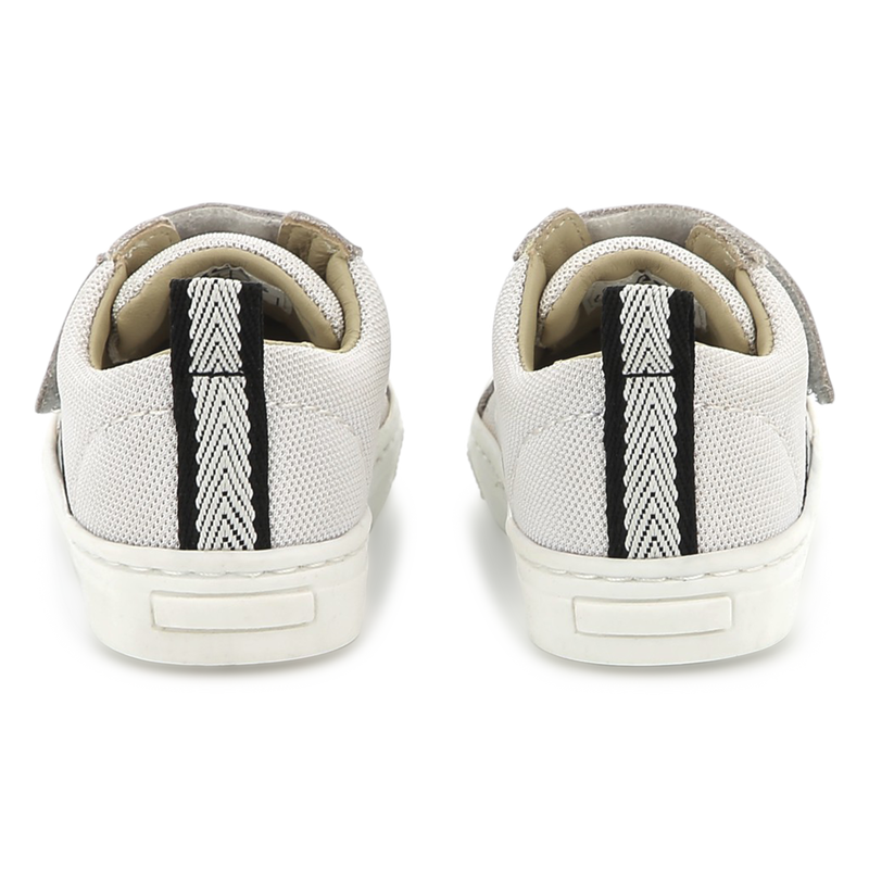 Deportivas de piel y velcro BOSS 
                        NI&Ntilde;O