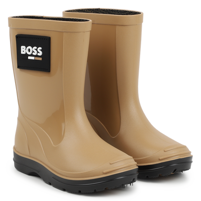 Botas de agua bitextura BOSS NI&Ntilde;O