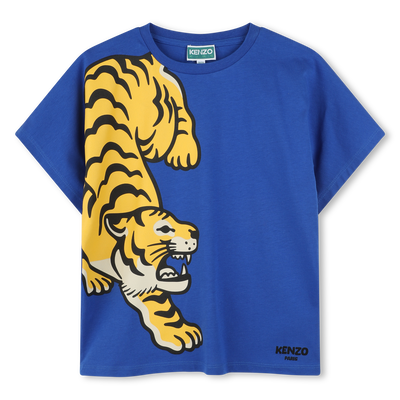 Camiseta de algod&oacute;n estampada KENZO KIDS NI&Ntilde;O