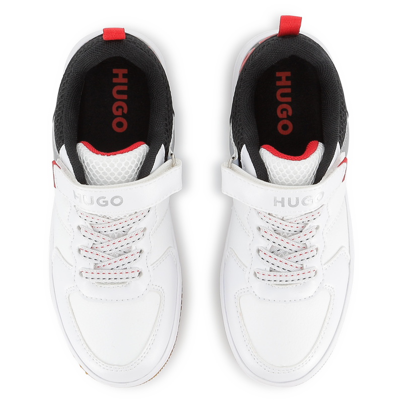 Zapatillas con cordones el&aacute;sticos HUGO 
                        NI&Ntilde;O