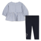 Conjunto de blusa + legging KENZO KIDS 
                    NI&Ntilde;A