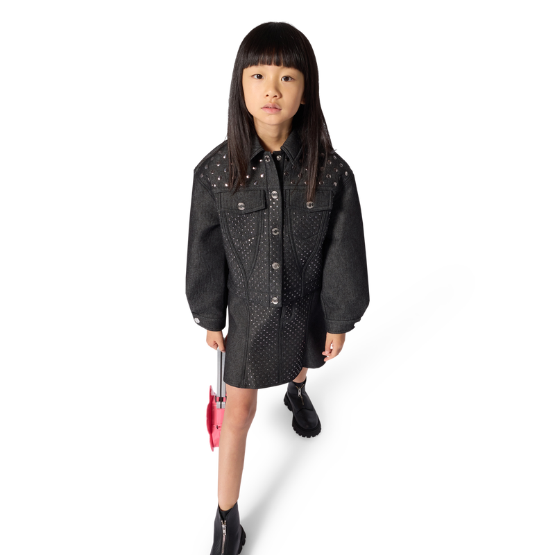 L&aacute;piz de mezclilla MARC JACOBS 
                        NI&Ntilde;A