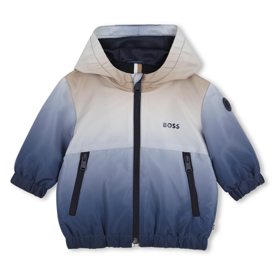 CORTAVIENTOS CON CAPUCHA BOSS NI&Ntilde;O