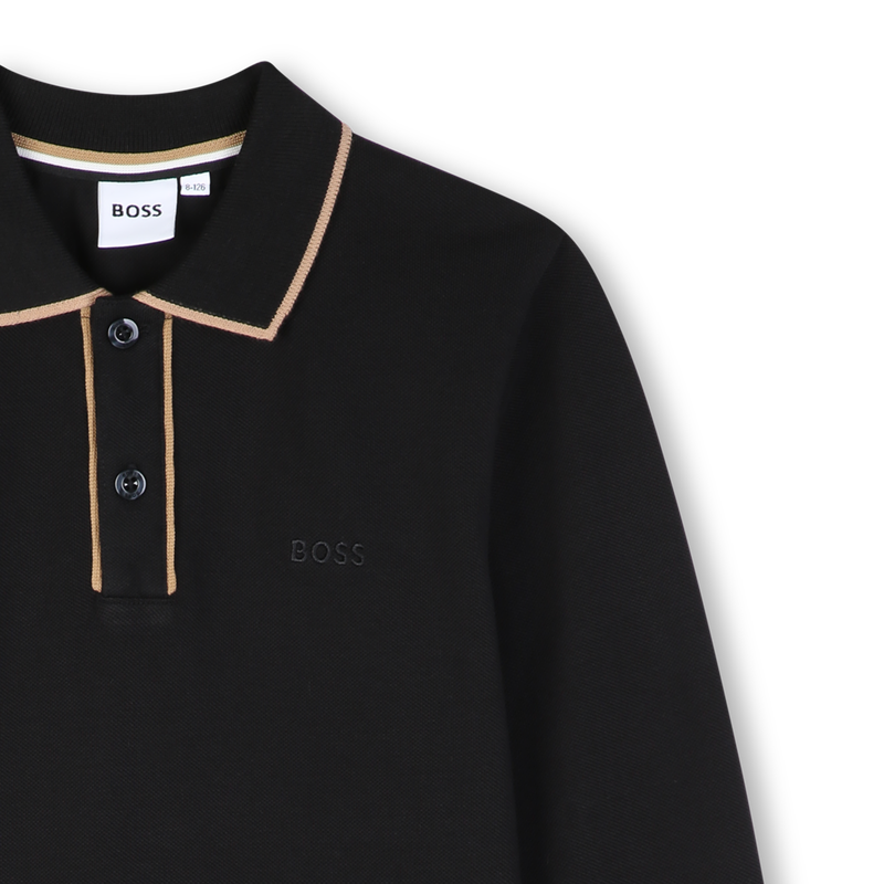Polo de manga larga BOSS 
                        NI&Ntilde;O