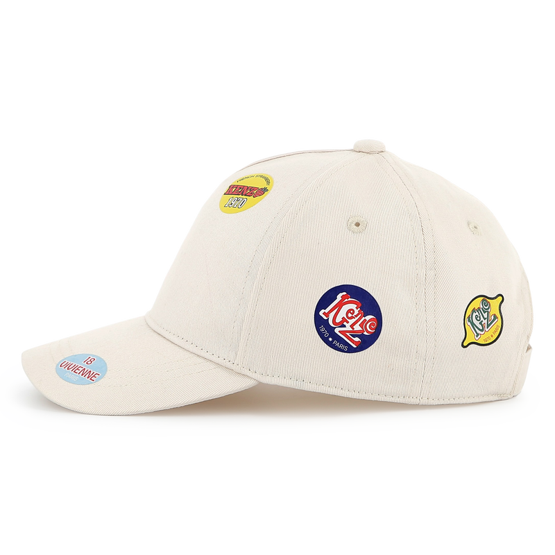 Gorra de algod&oacute;n estampada KENZO KIDS 
                        UNISEXO