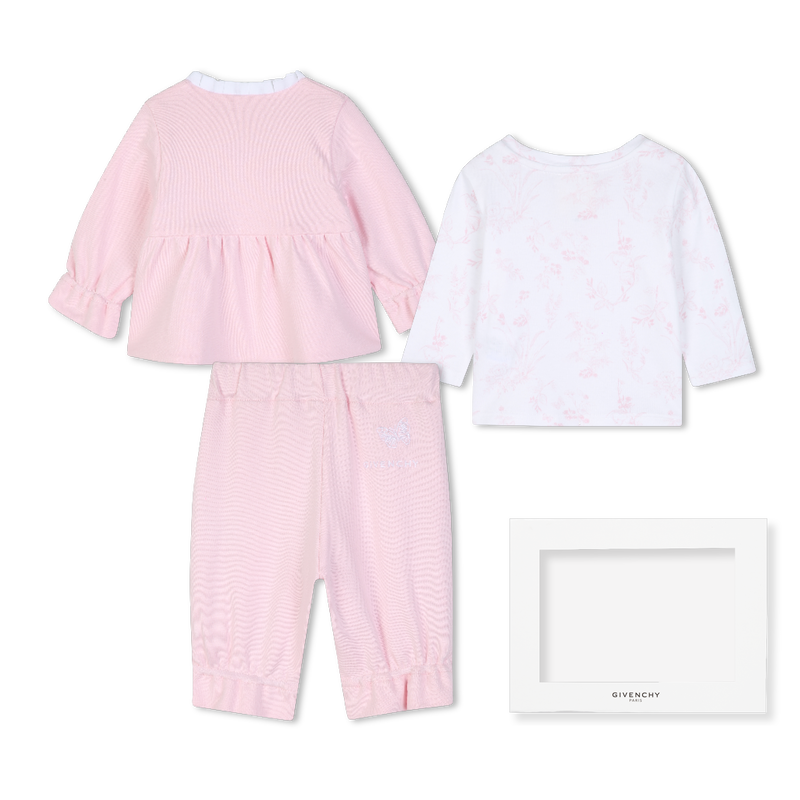 Conjunto de pantal&oacute;n, c&aacute;rdigan y camiseta GIVENCHY 
                        NI&Ntilde;A