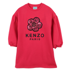 Vestido sudadera con manga globo KENZO KIDS 
                    NI&Ntilde;A