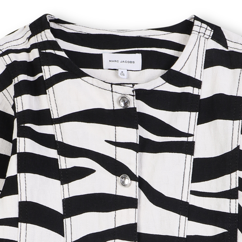 Vestido de sarga jacquard MARC JACOBS 
                        NI&Ntilde;A