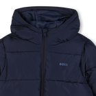 Plum&iacute;fero con capucha BOSS 
                    NI&Ntilde;O