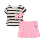 Conjunto de camiseta y falda KARL LAGERFELD KIDS 
                    NI&Ntilde;A