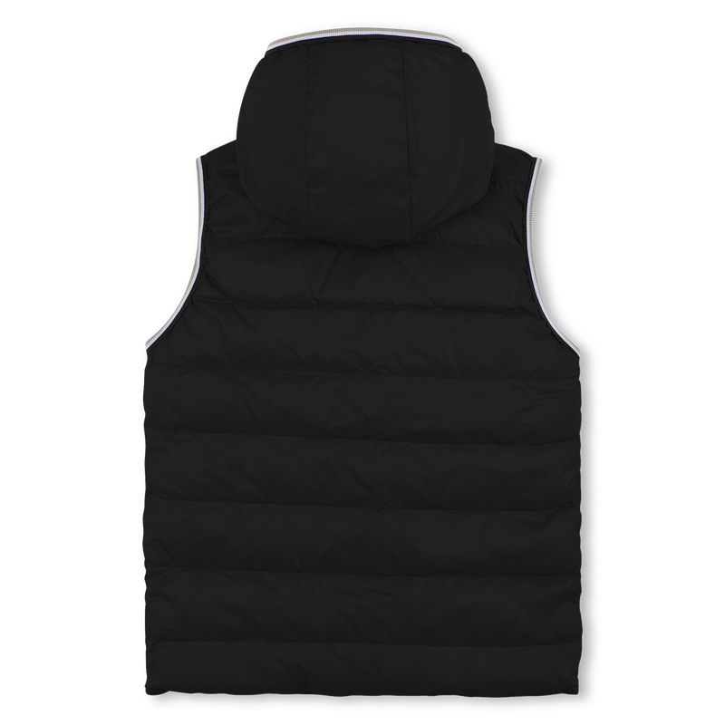 Chaqueta acolchada con capucha efecto flenn BOSS 
                        NIÑO