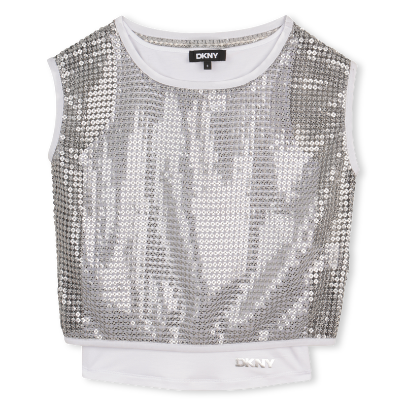 Camiseta 2 en 1 DKNY 
                        NI&Ntilde;A