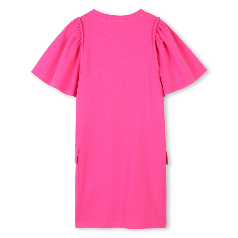 Vestido algod&oacute;n manga corta KENZO KIDS 
                        NI&Ntilde;A