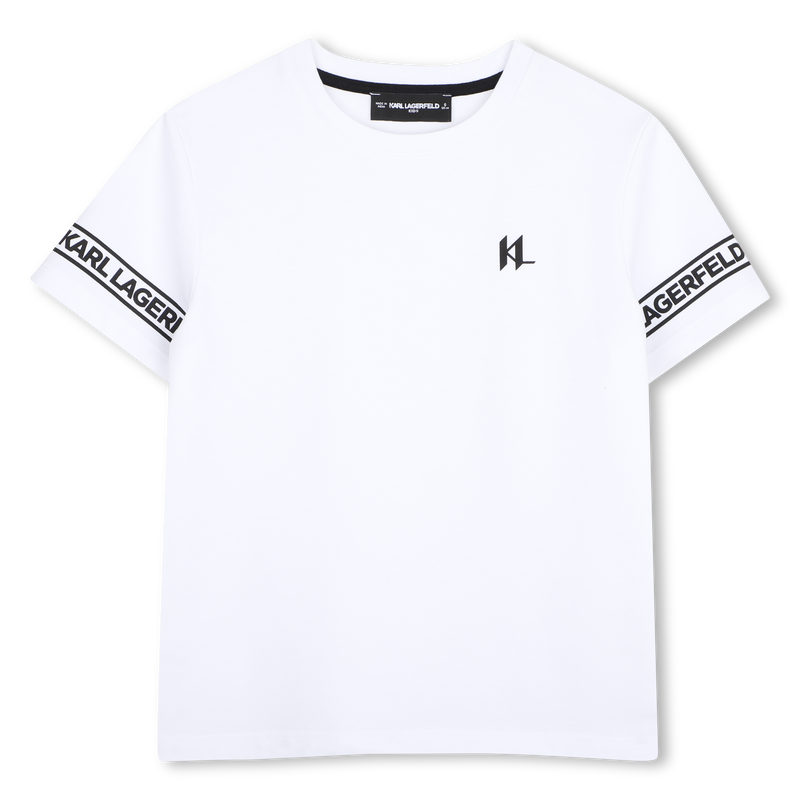 Camiseta de mangas cortas KARL LAGERFELD KIDS 
                        NI&Ntilde;O