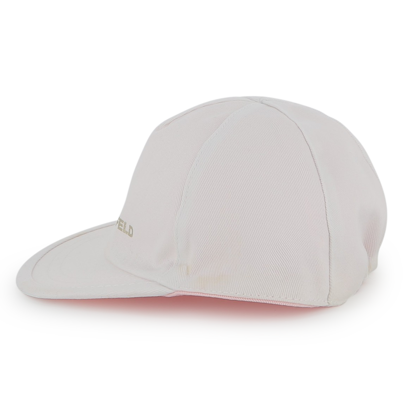 Gorra reversible de algod&oacute;n KARL LAGERFELD KIDS 
                        NI&Ntilde;A