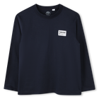 Camiseta lisa con etiqueta TIMBERLAND 
                    NI&Ntilde;O