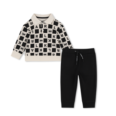 Conjunto de polo y pantal&oacute;n KARL LAGERFELD KIDS NI&Ntilde;O