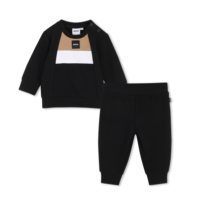 Conjunto de sudadera y pantal&oacute;n BOSS NI&Ntilde;O