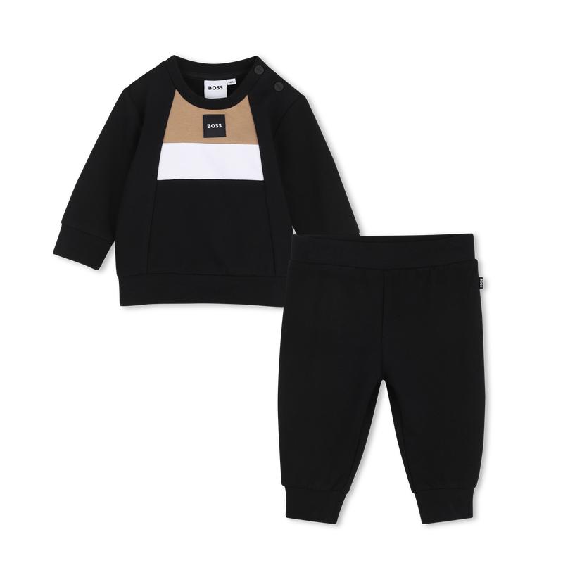 Conjunto de sudadera y pantal&oacute;n BOSS 
                        NI&Ntilde;O