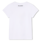 Camiseta con estampado KARL LAGERFELD KIDS 
                    NI&Ntilde;A