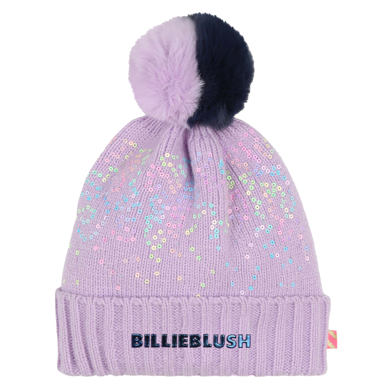 Gorro con pomp&oacute;n y lentejuelas BILLIEBLUSH 
                        NI&Ntilde;A