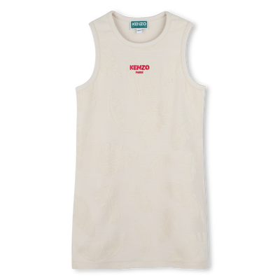 Vestido de rizo KENZO KIDS NI&Ntilde;A