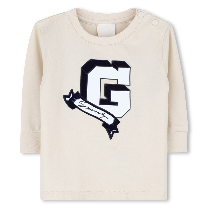 Camiseta con cierre a presi&oacute;n GIVENCHY 
                        NI&Ntilde;O