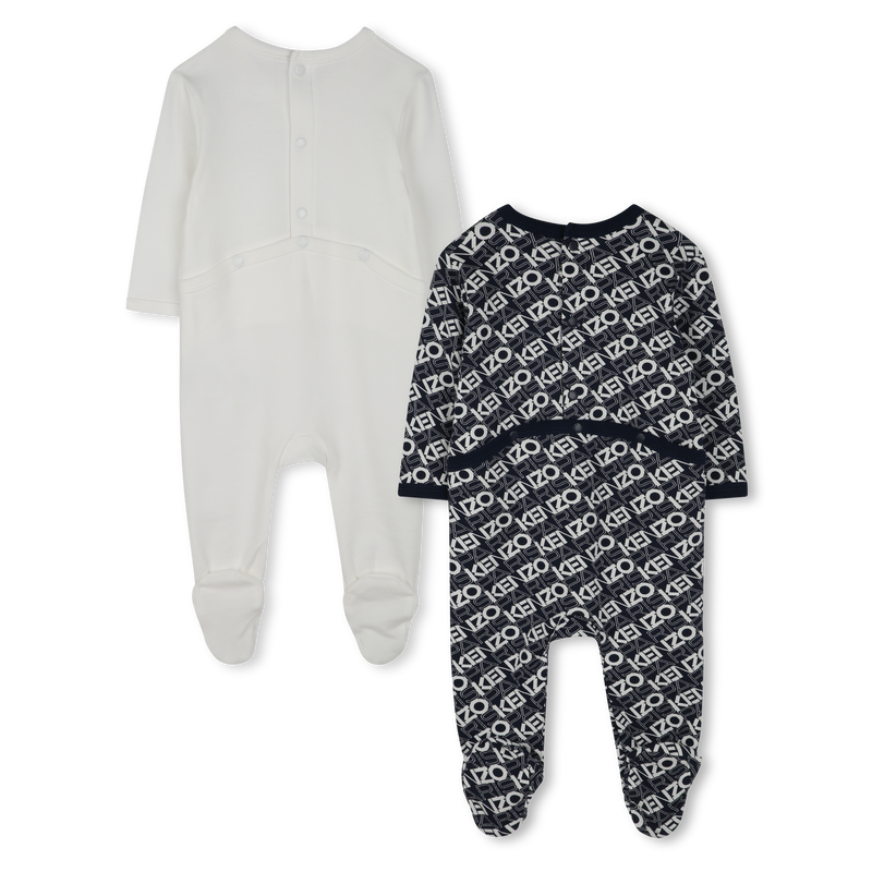 Pack de 2 pijamas de algod&oacute;n KENZO KIDS 
                        UNISEXO