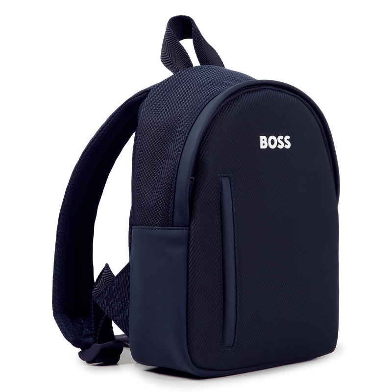 Mochila peque&ntilde;a con logo BOSS 
                        NI&Ntilde;O