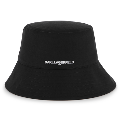 Gorro de algod&oacute;n de ala ancha KARL LAGERFELD KIDS NI&Ntilde;A